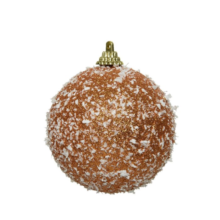 SFERA GLITTER CON NEVE AMBRA D